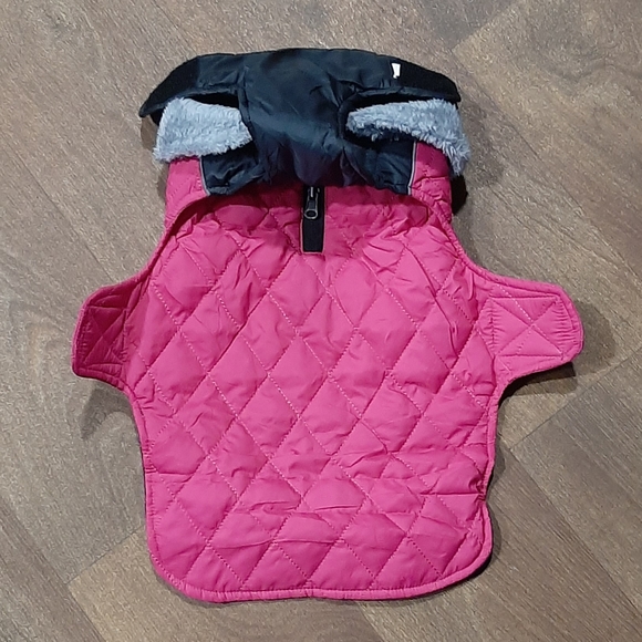 Pet Dog Winter Warm Padded Vest Pullover Jumper Waterproof Coat Jacket Outdoor - Picture 4 of 5